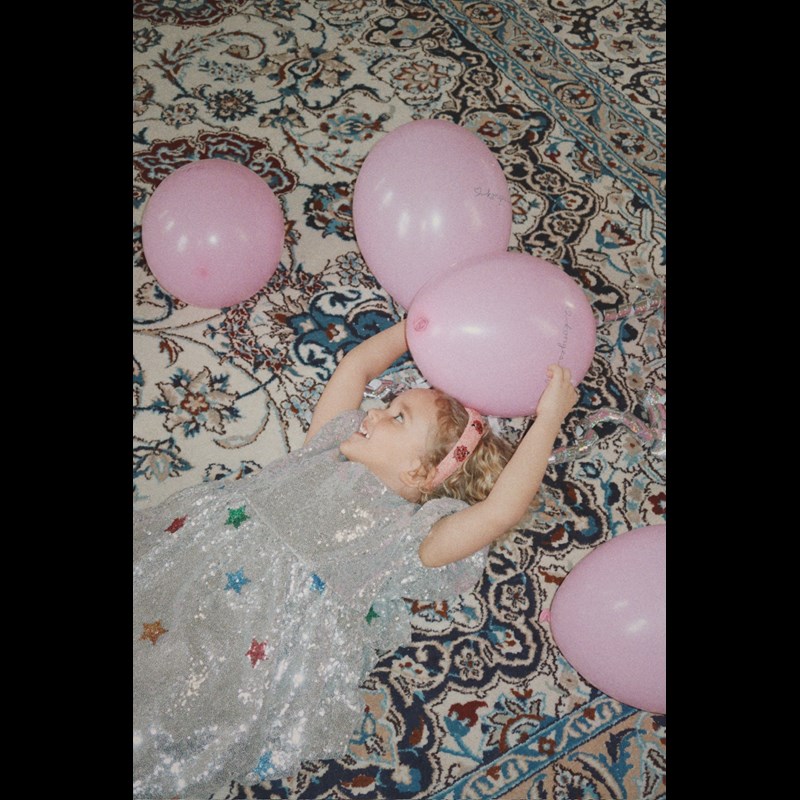 Konges Sløjd Hårbånd med Perler Ladybug Lyserød 2