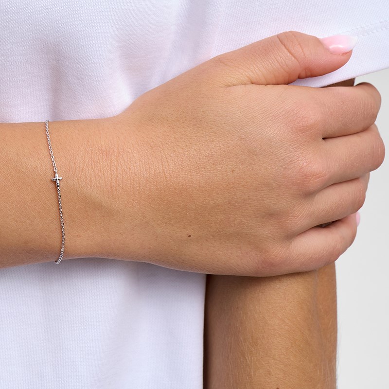 Studio Z Armband Faithful Cross Silver 2