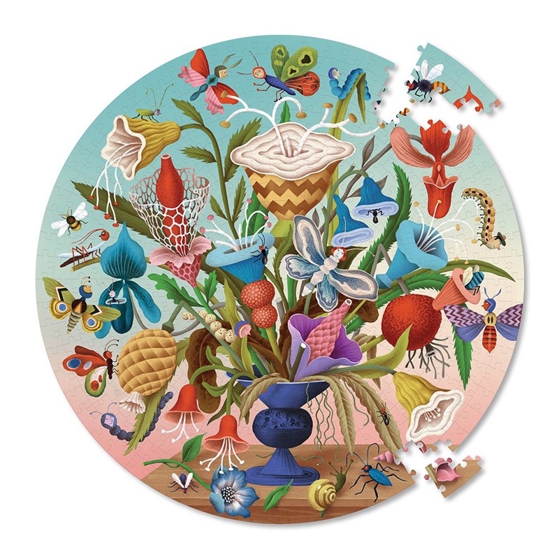 eeBoo Puslespil Blomsterbuket 1000 Mønstret 2