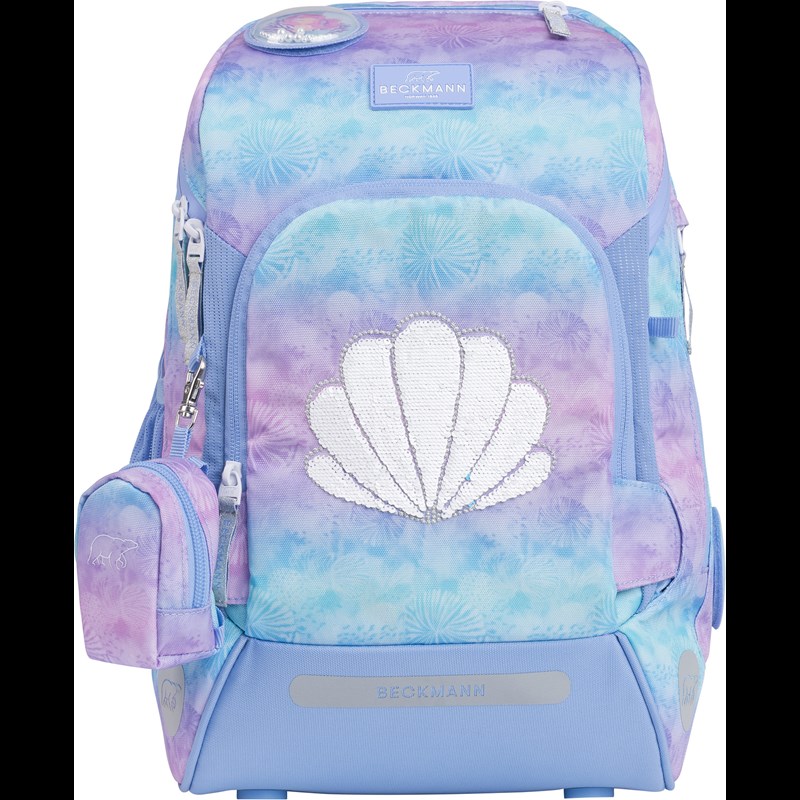 Beckmann Skoletaske Active Air Seashell lyseblå/lilla 2