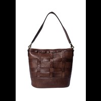 RE:DESIGNED Skuldertaske Noor Big M. Brun 1