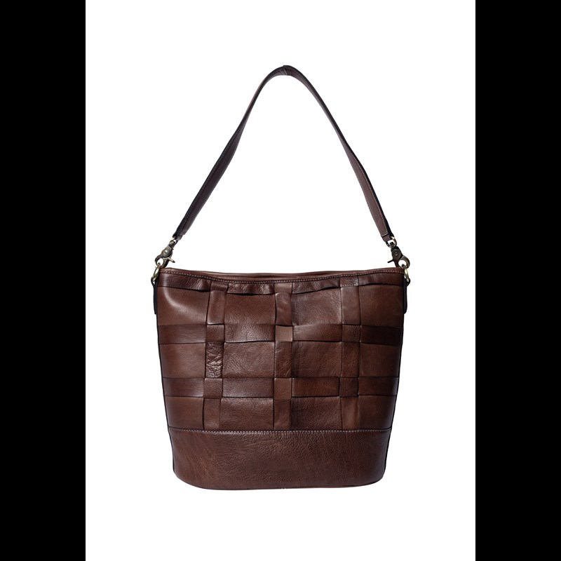 RE:DESIGNED Skuldertaske Noor Big M. Brun 1