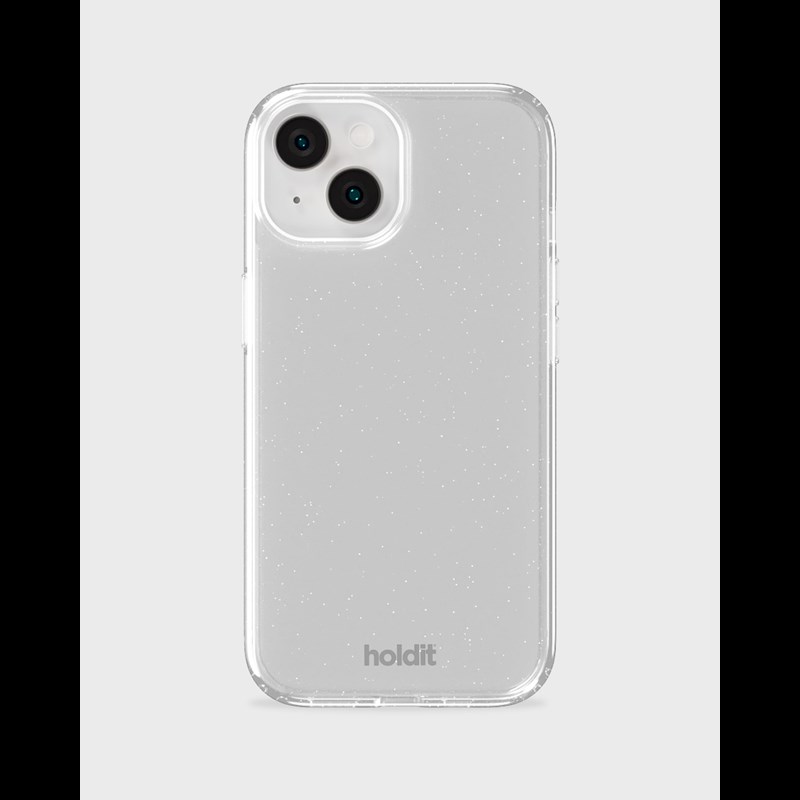 Holdit Mobilfodral Glitter Vit iPhone 13/14/15 1