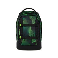 Satch Skolväska Pack Seismic Green Grönt mönster 1