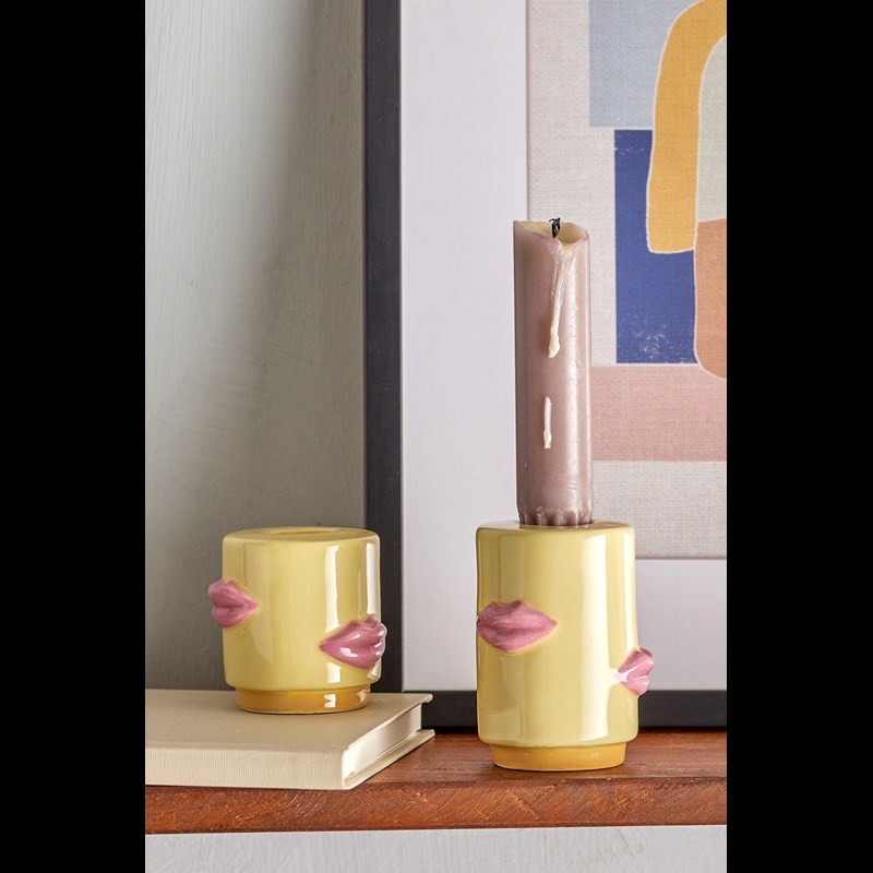 Bloomingville Ljusstake Sassy  Gul 4