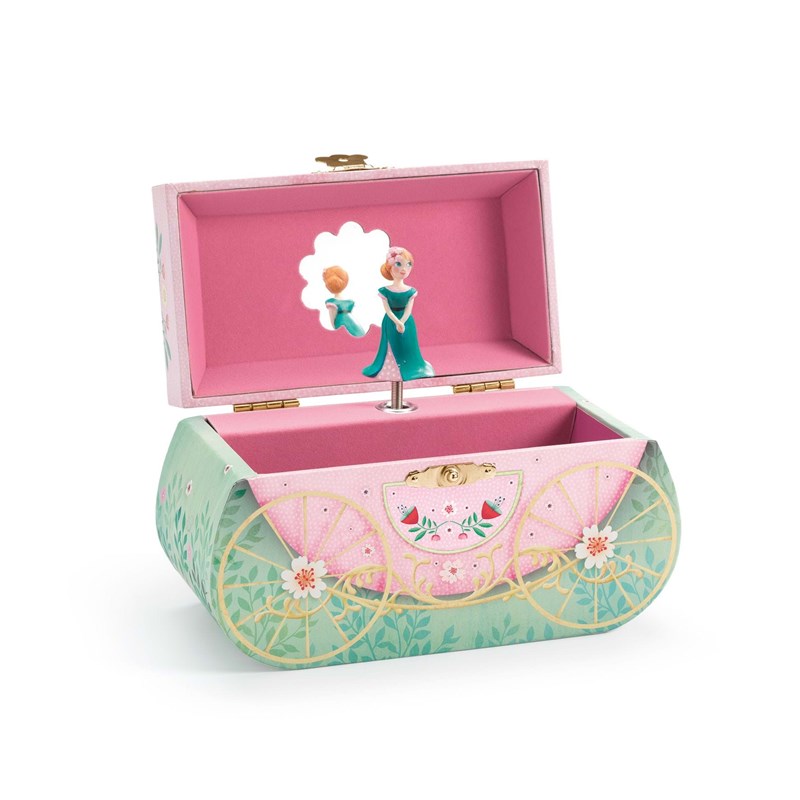 DJECO Smykkeskrin Carriage ride Rosa/mint 2