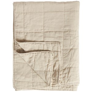 Ib Laursen Filt Klassisk quilt Beige