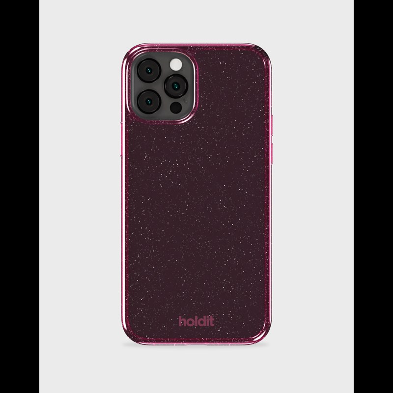 Holdit Mobilfodral Glitter Rosa iPhone 12/12 Pro 2