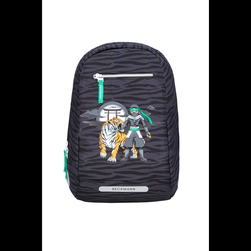 Beckmann Gymnastiktaske Ninja Tiger Sort m/mønster 1