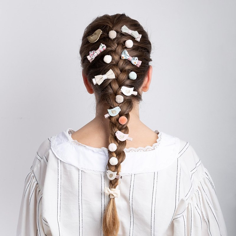 Mimi & Lula Hårclips fugle 4 Ass farver 2