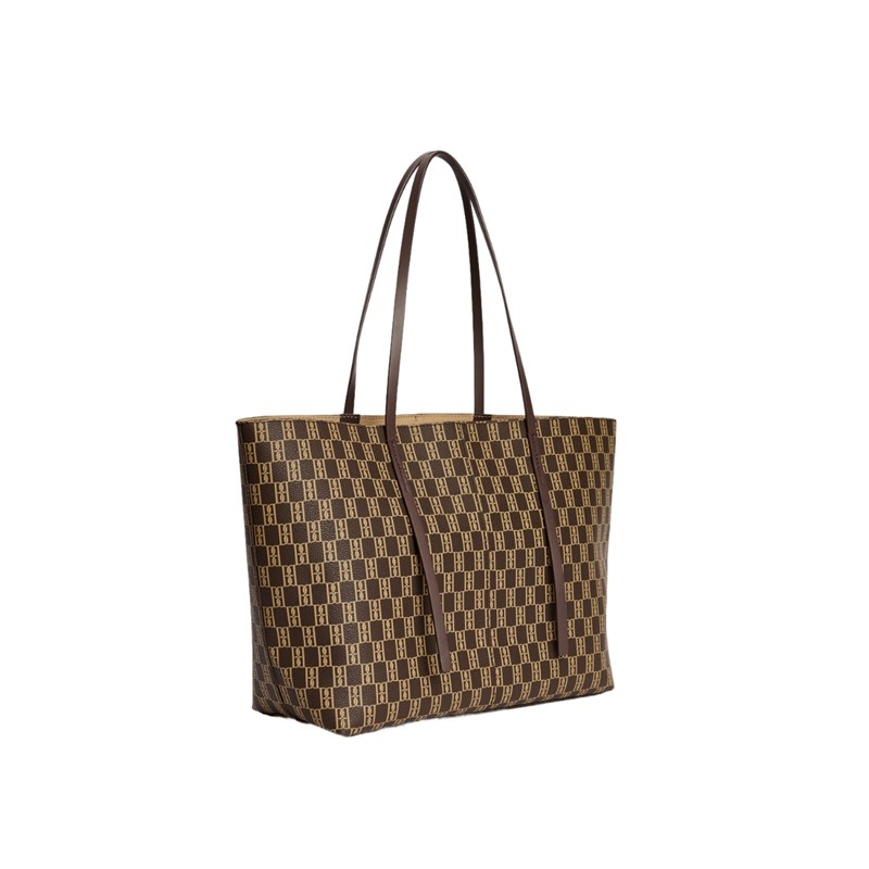 By Malene Birger Shopper Abigail Monogram Brun 4