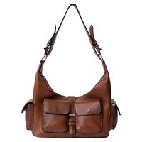 RE:DESIGNED Skuldertaske Solvej Medium Brun 1