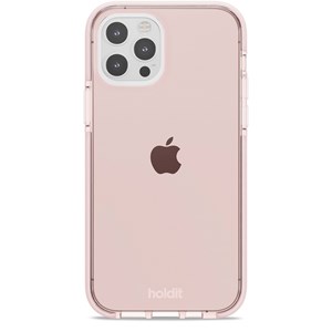 Holdit Mobilcover Seethru iPhone 12/12 Pro Rosa