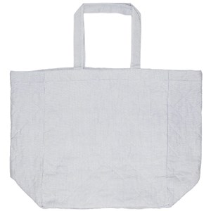 Ib Laursen Shopper Quiltet Blå/hvid