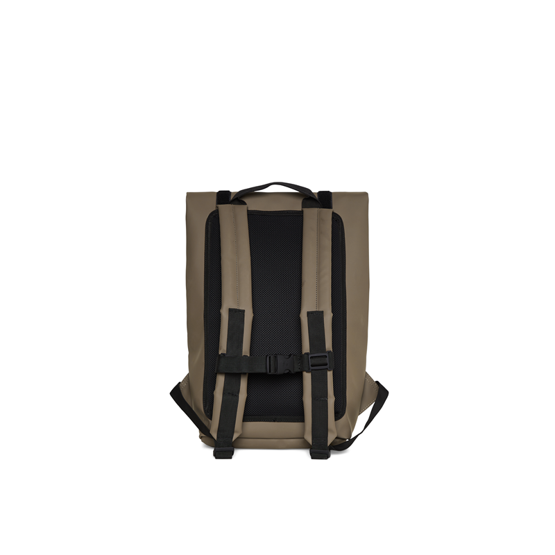 RAINS Rygsæk Velcro Rolltop Backpack M. Brun 15" 2