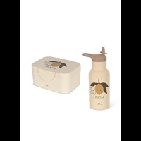 Konges Sløjd Matlåda Set Lemon Beige/grön
