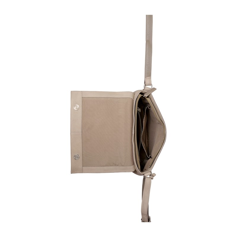 Burkely Axelväska Soft Skylar Satchel Beige/grå 4