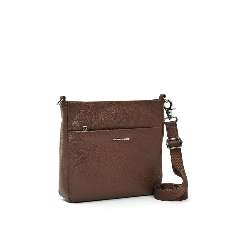 Mandarina Duck Crossbody Mellow Leather Mocca Brun 2