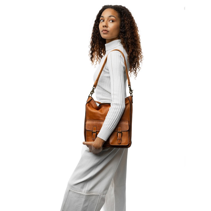 RE:DESIGNED Crossbody Heda Big Cognac 2