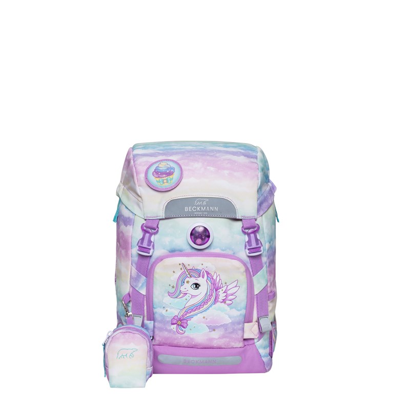 Beckmann Skoletaskesæt Unicorn Pink mønstret 2