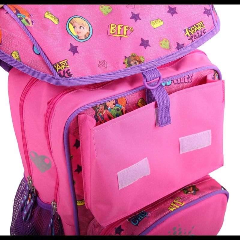 LEGO Bags Skoletaske Maxi Friends Pink mønstret 5