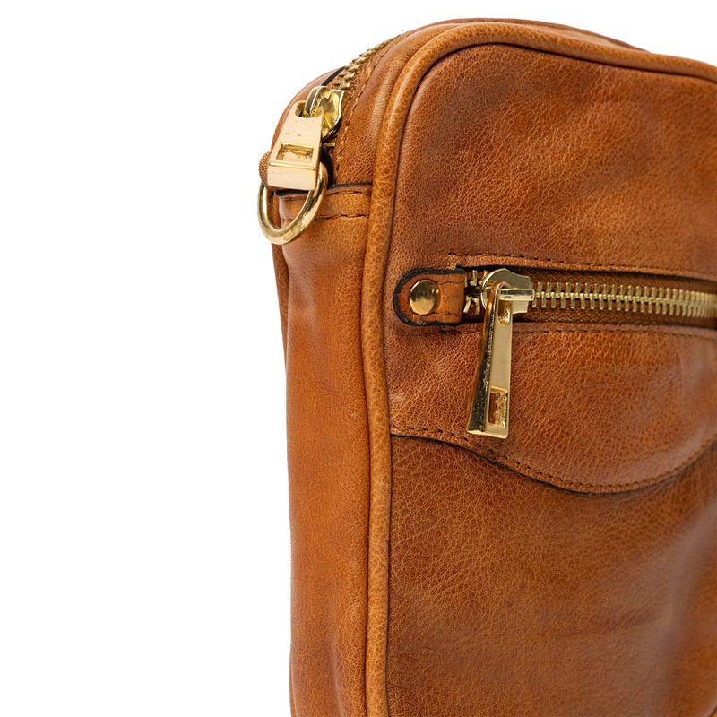 RE:DESIGNED Crossbody Greyson Mini Cognac 4