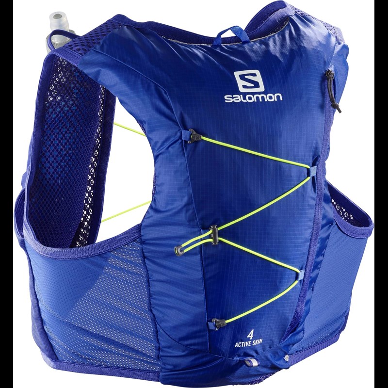 Salomon Løbevest Active Skin 4 Set M Blå m/ gul Str M 1