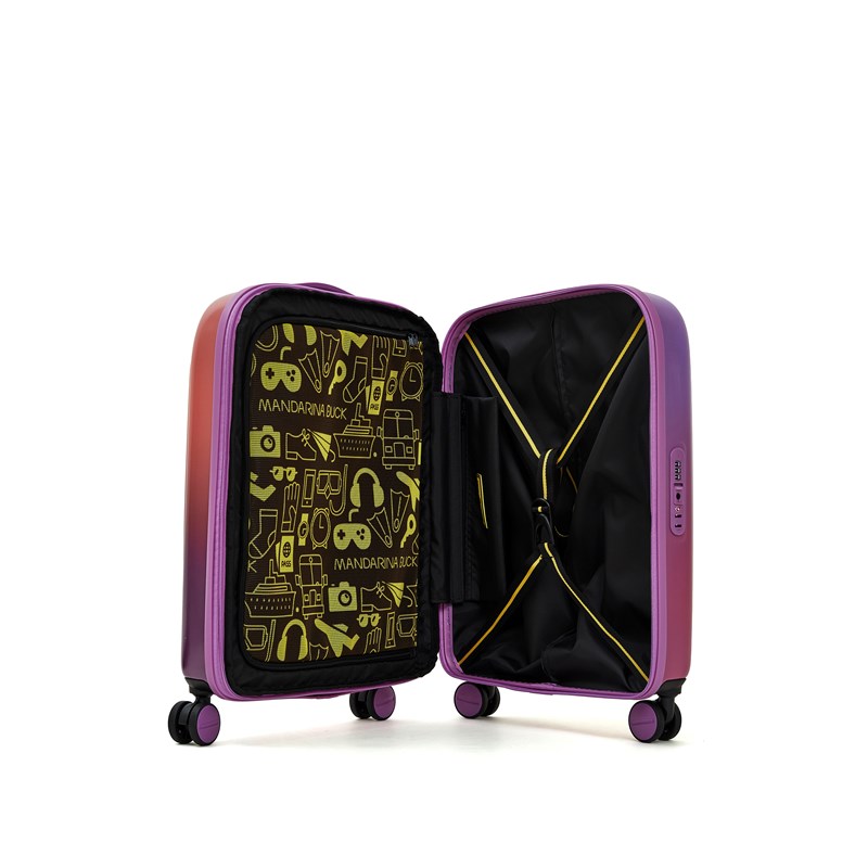 Mandarina Duck Kuffert Logoduck + Aurora Rød/lyserød 55 Cm 4