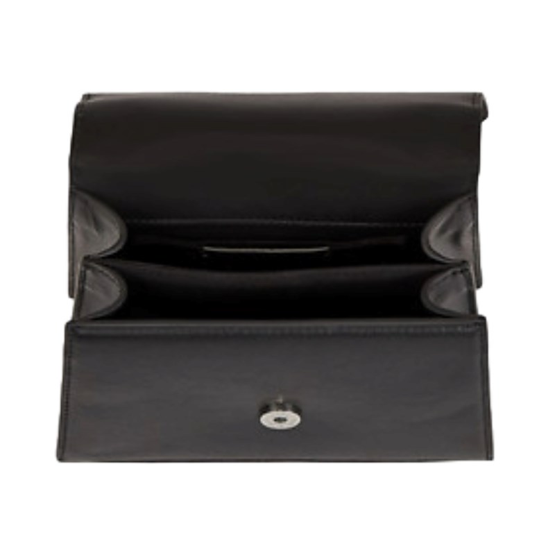 KARL LAGERFELD Axelväska Signature  Svart/Silver 4