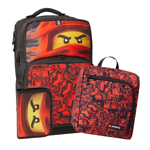 LEGO Bags Skoletaskesæt Maxi+ Ninjago Re Rød