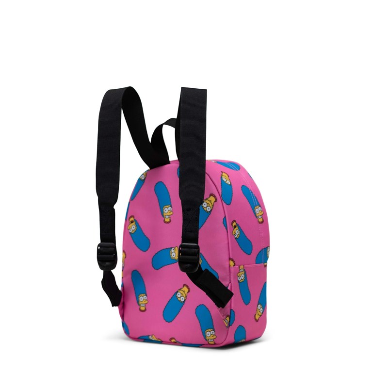 Herschel Rygsæk Classic Mini Simpsons Pink mønstret 4