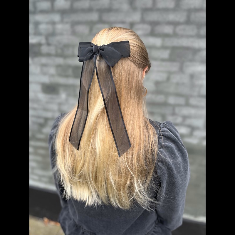 Conmé Sløjfe hårklemme Bow Sort 2