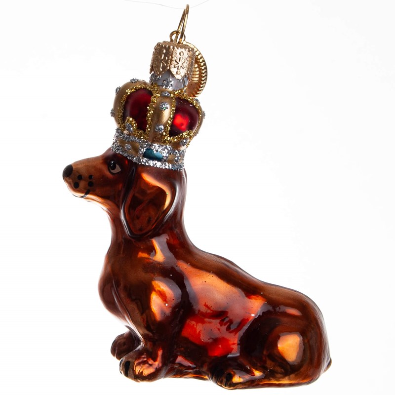 Brink Nordic Julekugle Kongelig Hund Bronze 4