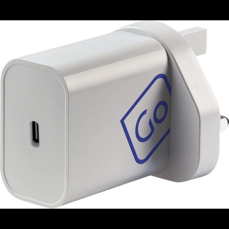 Go Travel Adaptor UK USB-C  Hvid 1