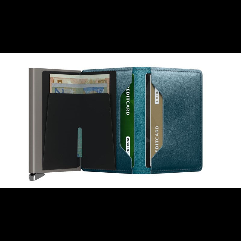 Secrid Kortholder Slimwallet Premium Petrol 2