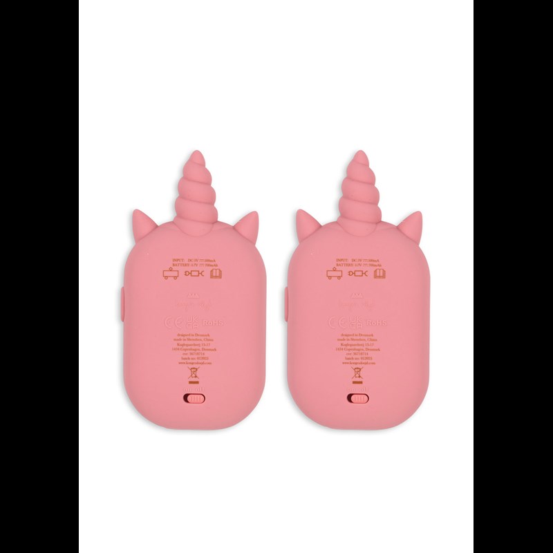 Konges Sløjd Walkie Talkie Glitter Unicorn Rosa 2
