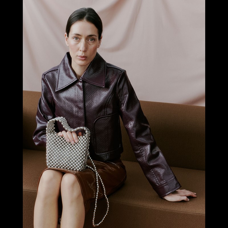 DAY ET Handväska Day Beaded Silver 2