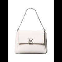 Calvin Klein Håndtaske Hardware Emblem Hvid 1