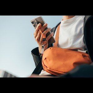 Orbitkey Nyckelring Urban Loop Orange alt image