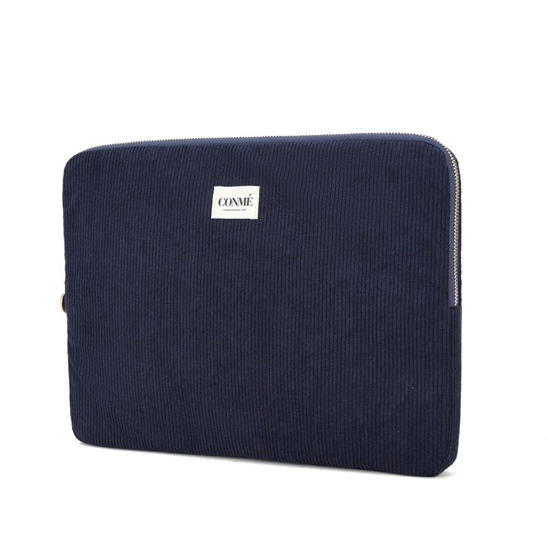 Conmé Computer sleeve fløjl Mørk blå 13" 2