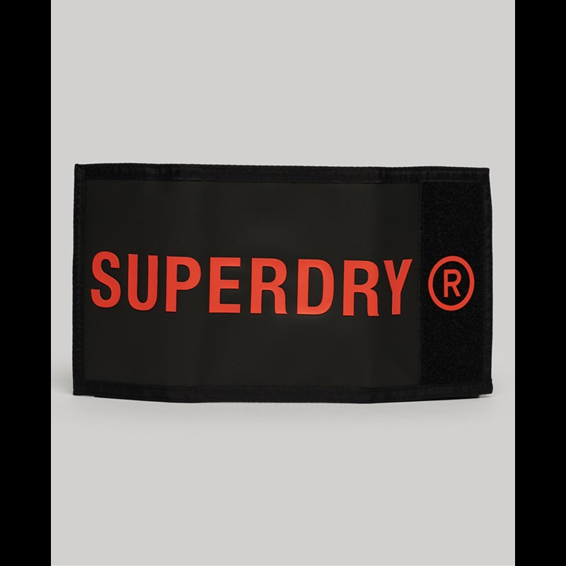 Superdry Plånbok Tarp Tri-Fold Wallet Svart/Beige 1
