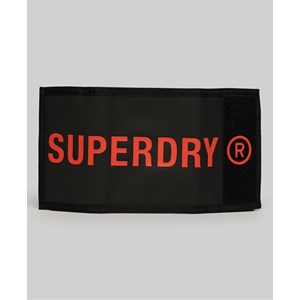 Superdry Plånbok Tarp Tri-Fold Wallet Svart/Beige