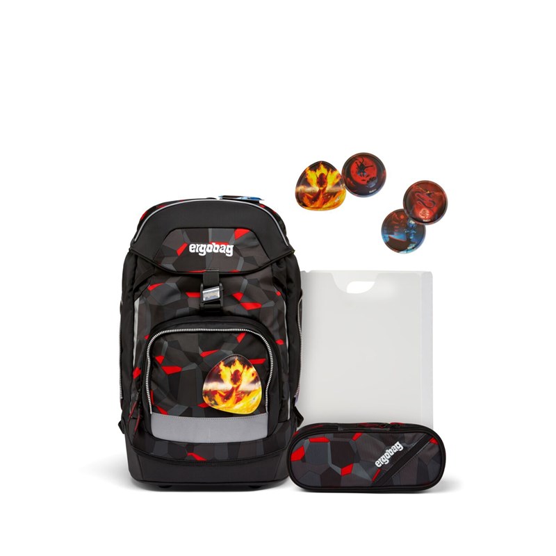 Ergobag Skolväskeset Prime TaekBärdo Svart/Röd 1