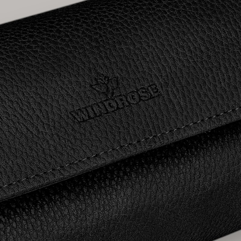 Windrose Klockbox för resor (3 klockor) Svart 9