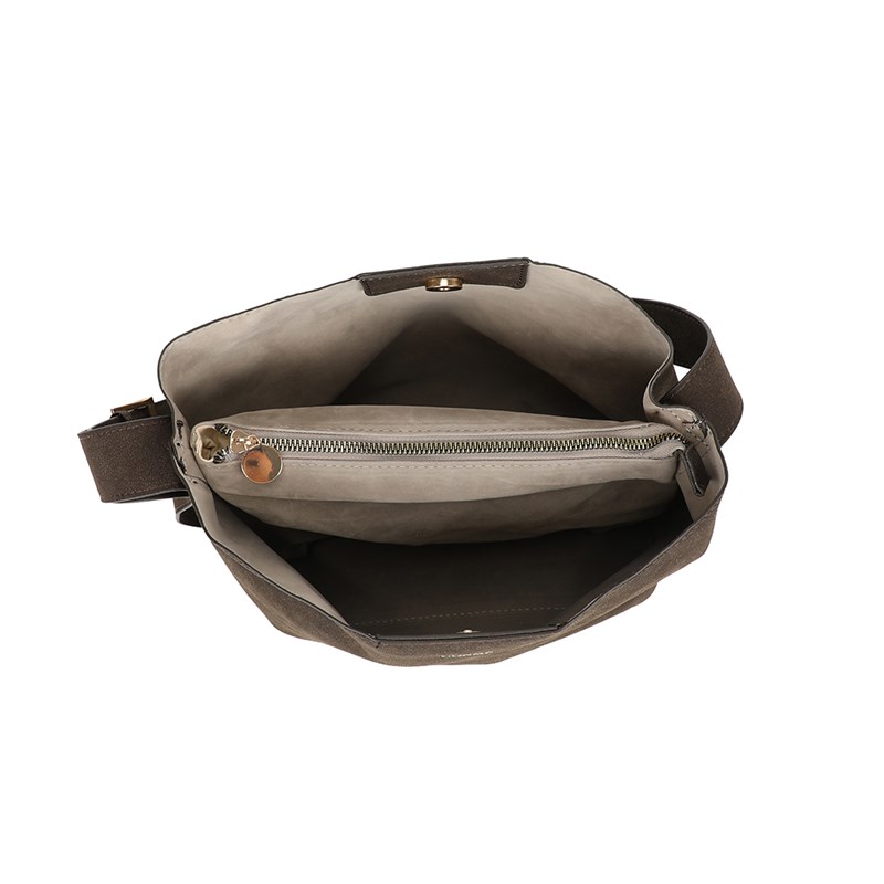 Conmé Skuldertaske Konny Suede Brun 4