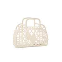 Sun Jellies Handväska Retro Basket Mini Creme 1