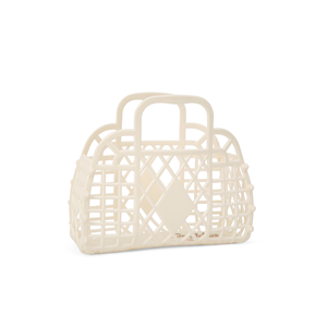 Sun Jellies Håndtaske Retro Basket Mini Creme