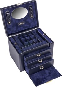 Sacher Smykkeskrin L Navy 1