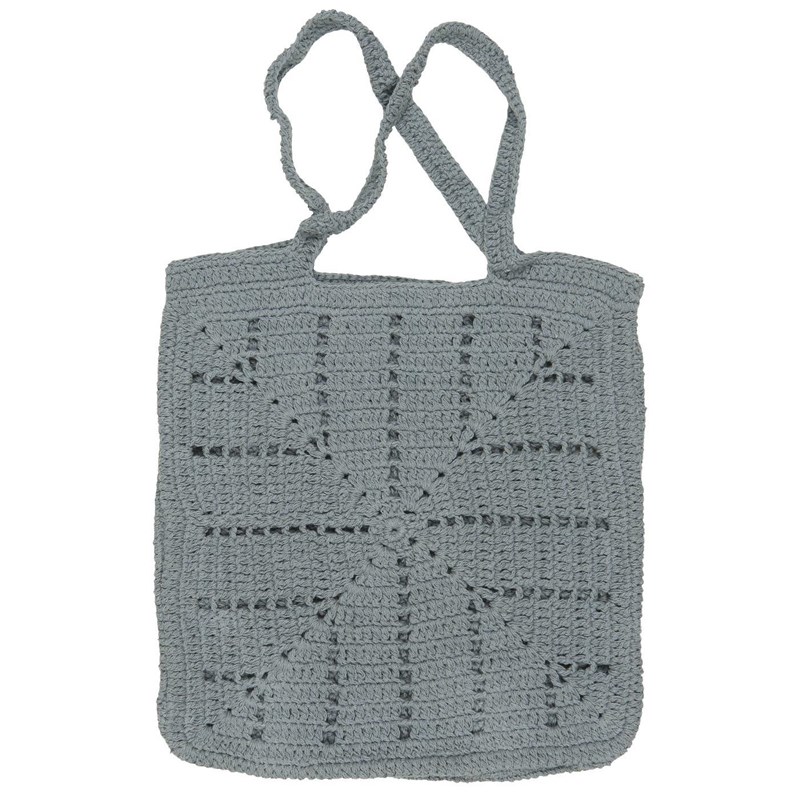 Ib Laursen Totebag Virkad väska Blå 1