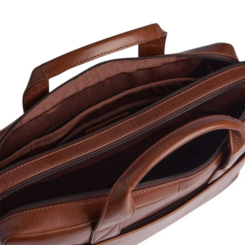 Tyler & Co Computertaske Preston Cognac 14" 7